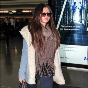 Free People Sherling Denim